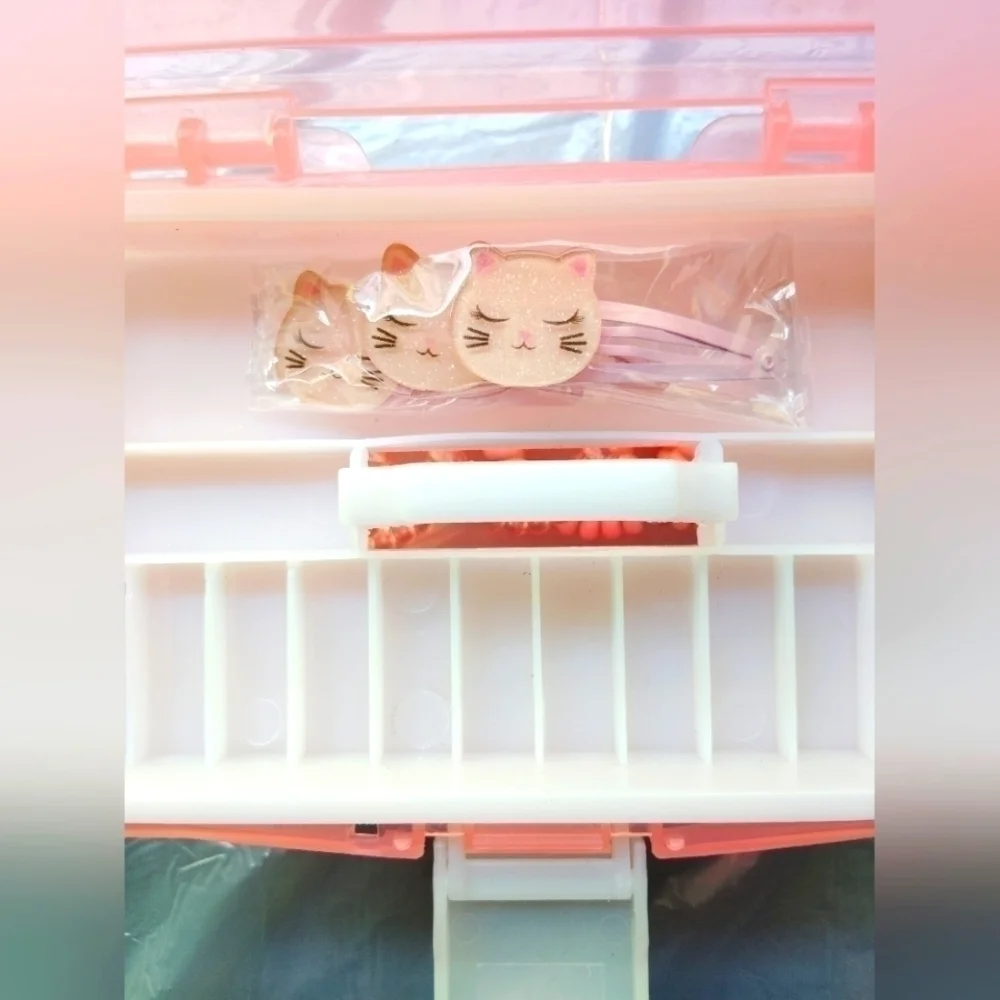 Justice Meowmazing Hair Accessories Carry Case
